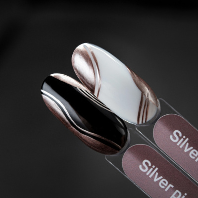 MOOZ Metal gel Silver pink гель-краска розовая 5 г. MOOZ Metal gel Silver pink гель-краска розовая 5 г.