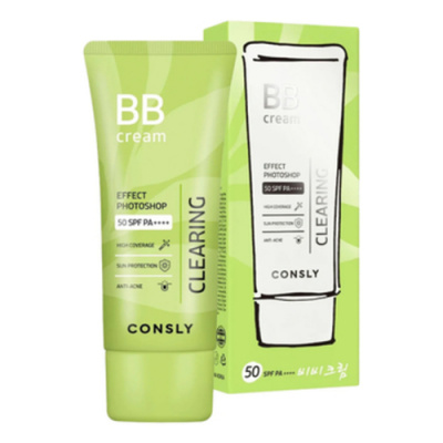 Consly BB-крем матирующий Photoshop tea tree + witch hazel clearing BB-cream SPF50PA++++ 50 мл. Consly BB-крем матирующий Photoshop tea tree + witch hazel clearing BB-cream SPF50PA++++ 50 мл.