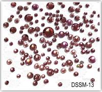 Дизайн Стразы микс в пакете №13 Розовые