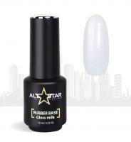 ALL STAR Базовое покрытие Gloss Milk жемчужно-молочное с шиммером 10 мл.