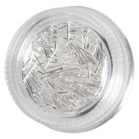 IRISK Декоративные элементы Палочки металлические 001 Серебро 500 шт.