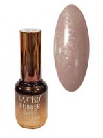 TARTISO Каучуковая база RUBBER BASE SILVER SAND с шиммером №04 15 мл.
