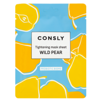 Consly Маска тканевая с экстрактом груши для жирной кожи Probiotic Biome Tightening Wild Pea 25 мл.