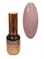 TARTISO Каучуковая база RUBBER BASE FLICK с мерцанием №14 15 мл.