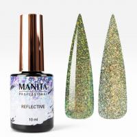 MANITA Professional гель-лак MULTICHROME REFLECTIVE светоотражающий с хлопьями юки №05 10 мл. MANITA Professional гель-лак MULTICHROME REFLECTIVE светоотражающий с хлопьями юки №05 10 мл.