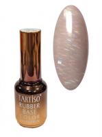 TARTISO Каучуковая база RUBBER BASE FLICK с мерцанием №07 15 мл.