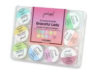 Набор акриловых пудр Justnail Graceful Lady (Y1EZ9000) 10 шт./2,5 гр. набор Набор акриловых пудр Justnail Graceful Lady (Y1EZ9000) 10 шт./2,5 гр. набор