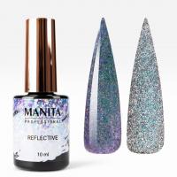 MANITA Professional гель-лак MULTICHROME REFLECTIVE светоотражающий с хлопьями юки №04 10 мл. MANITA Professional гель-лак MULTICHROME REFLECTIVE светоотражающий с хлопьями юки №04 10 мл.