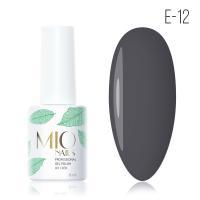 MIO Nails Гель-лак Основная палитра E-12 Серый агат 8 мл.