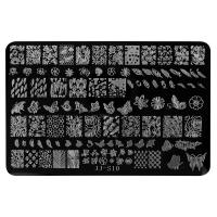 IRISK Трафарет для стемпинга металлический 9,5x14,5 см. П557-18 (047) JJ-S10