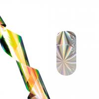 TNL Фольга для литья серебряная абстракция