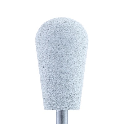 KristallNails, Полир силикон-карбидный Конус обратный 10 мм. Средний 510 серый