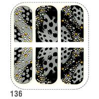 IRISK Пленки для ногтей для экспресс-маникюра на клеевой основе Effect Nails Д324-01 (136)