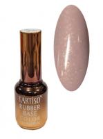 TARTISO Каучуковая цветная база RUBBER BASE GOLD SAND с шиммером №05 15 мл.