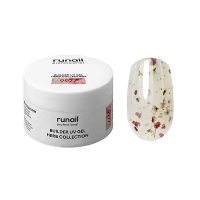 Runail Моделирующий УФ-гель с сухоцветами BUILDER UV GEL HERB COLLECTION 15 г. №9977