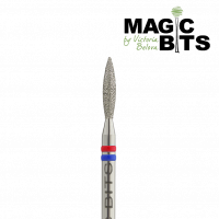 Magic Bits Алмазная фреза Пламя 2,1 мм. ОСТРЫЙ кончик Натуральный алмаз Средне-мягкая Magic Bits Алмазная фреза Пламя 2,1 мм. ОСТРЫЙ кончик Натуральный алмаз Средне-мягкая