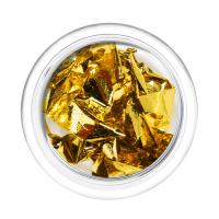 IRISK Фольга отрывная цветная Поталь в баночке 002 золото