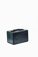 TARTISO Бьюти-кейс ЧЕРНЫЙ РОМБ с зеркалом 30x18,5x19 см. TARTISO Бьюти-кейс ЧЕРНЫЙ РОМБ с зеркалом 30x18,5x19 см.