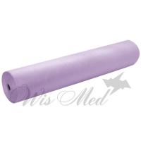 Простыня 70х200см., SMS, фиолетовая, 100 шт. в рулоне