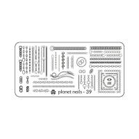 Planet Nails Пластина для Stamping Nail Art №39 23088/39