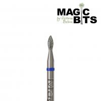 Magic Bits Алмазная фреза Почка 2,2 мм. Натуральный алмаз Средняя Magic Bits Алмазная фреза Почка 2,2 мм. Натуральный алмаз Средняя