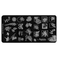 IRISK Трафарет для стемпинга металлический 6x12 см. П557-11 (183) Shop Ants 033 