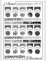 Слайдер-дизайн MilliArt Nails Металл MTL-223