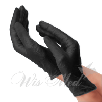 SAFETY Перчатки виниловые размер S Черные 100 шт./уп.