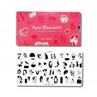 Луи Филипп Пластина для стемпинга Drama queen K027