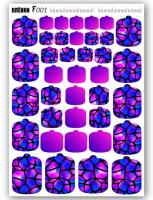 Пленки для педикюра (размер наклеек mini) F001