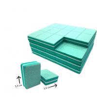 Баф мини-шлифовка для ногтей бирюзовая BAFL-60TU 60 шт./уп.