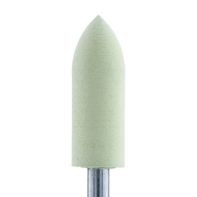 KristallNails, Полир силикон-карбидный Конус 5 мм. Супер тонкий 205 желтый