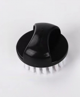 Щетка для опила круглая с ручкой Черная 