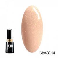 GELLAKTIK база камуфлирующая с шиммером BASIS COVER GLITTER №04 GBACG-04 12 мл.