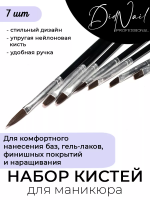 DidNail Professional Набор маникюрных кистей 7 шт. №01 Арт. 14/7 DidNail Professional Набор маникюрных кистей 7 шт. №01 Арт. 14/7