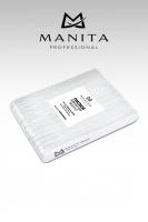 MANITA Professional Пилка для ногтей Прямая MINI 180/240 грит 13 см. 50 шт./уп.