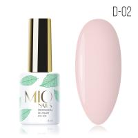 MIO Nails Гель-лак Основная палитра D-02 Нежный сатин 8 мл.