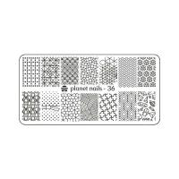 Planet Nails Пластина для Stamping Nail Art №36