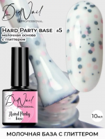 DidNail Professional Камуфлирующая база с поталью Hard Party Base 10 мл. HPB#5 DidNail Professional Камуфлирующая база с поталью Hard Party Base 10 мл. HPB#5