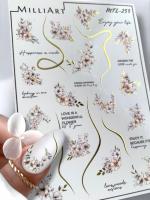 Слайдер-дизайн MilliArt Nails Металл MTL-255 Слайдер-дизайн MilliArt Nails Металл MTL-255