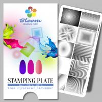 Bloom Пластина для стемпинга 067 Теория струн