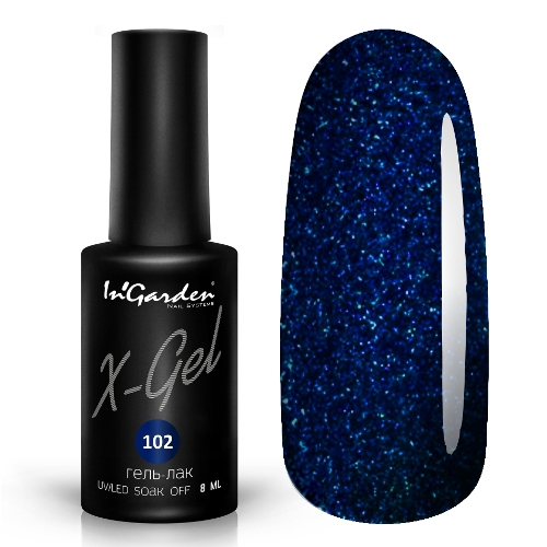 InGarden гель-лак X-Gel №102 8 мл.