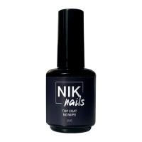 NIK nails Финишное покрытие Top Coat no wipe 15 г.