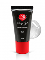 UNO LUX Акрил-гель Clear прозрачный 30 г. ACGE130 UNO LUX Акрил-гель Clear прозрачный 30 г. ACGE130