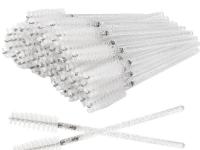 Nail Art Щетка для ресниц и бровей Белая 50 шт./уп.