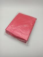 Фартук Россия полиэтиленовый Красный 80х120 см. 50 шт./уп.