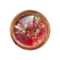 Дизайн Брокат XKLS-25 красный с голографическим отливом