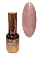 TARTISO Каучуковая база RUBBER BASE FLICK с мерцанием №11 15 мл.