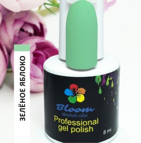 Bloom гель-лак №207 Зеленое яблоко 8 мл.