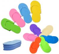Тапочки для педикюра (12 пар цветные) TARTISO TDP12